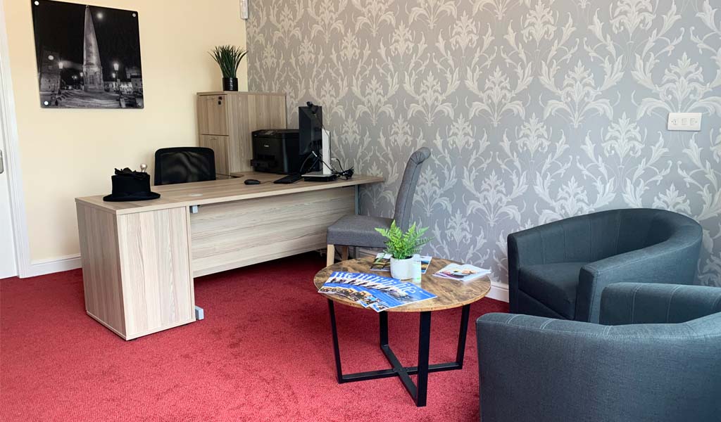 The inside of John Blenkiron & Sons Catterick branch.