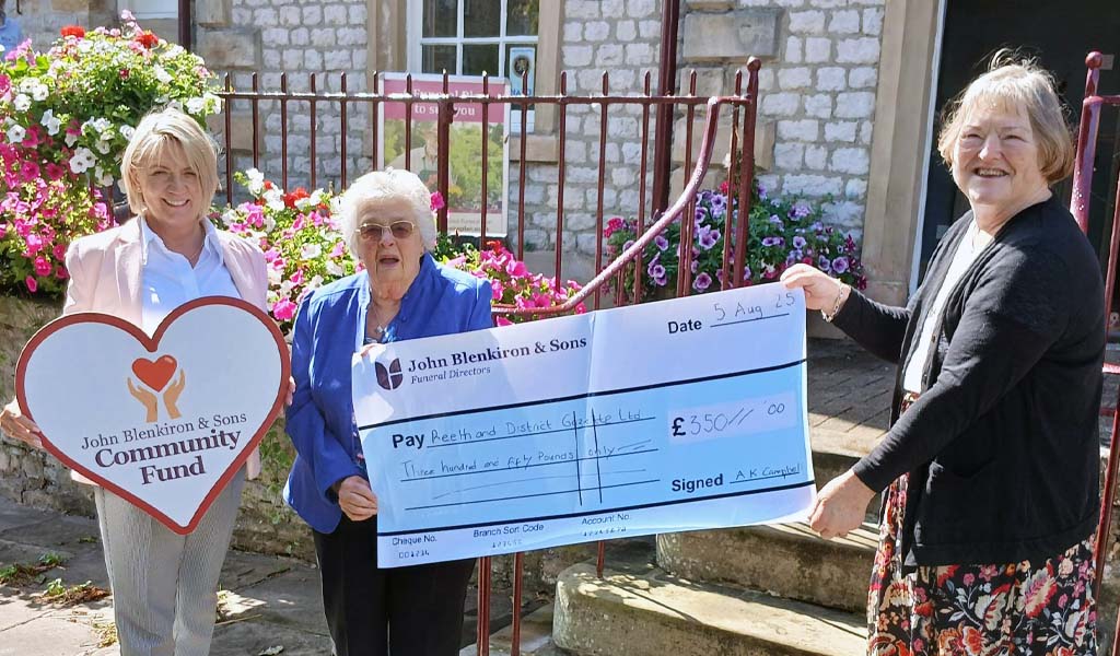 John Blenkiron & Sons granted the Reeth and District Gazette £350 alongside four other organisations.
